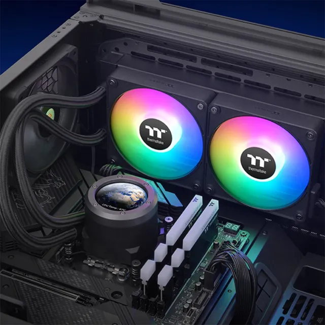 【Thermaltake 曜越】TH240 V2 Ultra EX ARGB Sync 主板連動版一體式水冷散熱器(CL-W4XX-PL12SW-A)