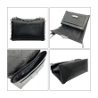 【Michael Kors】人氣Cece系列氣質黑x銀鍊側斜肩背兩用包/ 中(35S3S0EF80-BLACK)