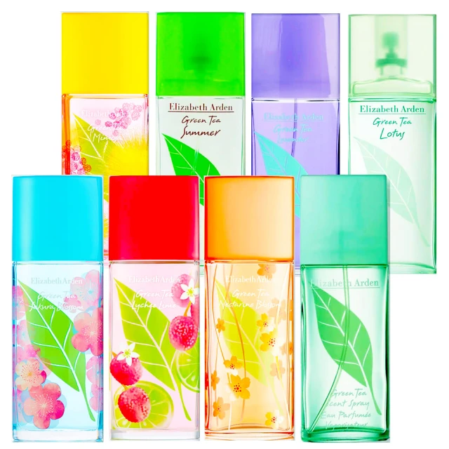 Elizabeth Arden 伊麗莎白雅頓 綠茶淡香水 100ml(荔枝萊姆/薰衣草/含羞草/櫻花/蓮花.國際航空版)