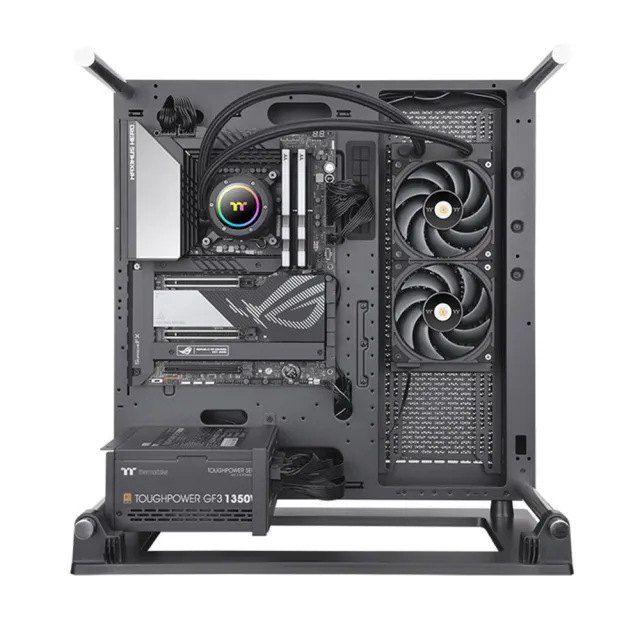 【Thermaltake 曜越】鋼影TOUGHLIQUID 240EX Pro ARGB Sync一體式水冷散熱器 240磁吸(CL-W418-PL00BL-A)