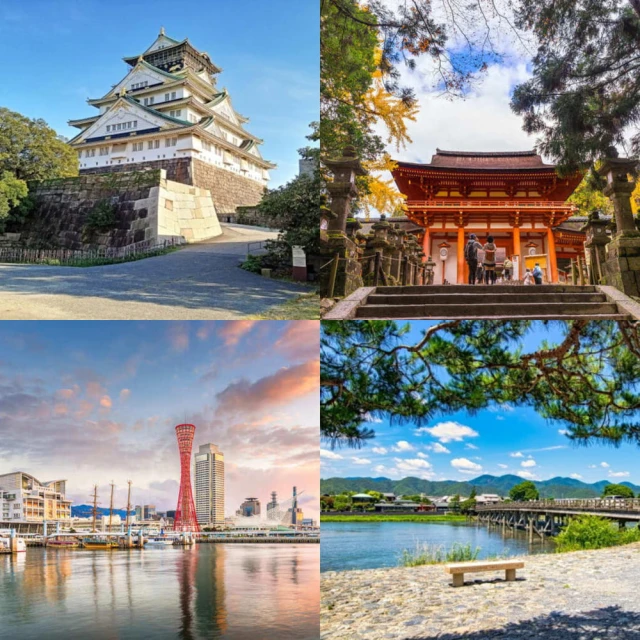 吉航旅遊 精緻假期京阪神泡湯六甲山玩雪嵐山渡月橋清水寺螃蟹海鮮和牛五日-星宇/長榮/泰越捷航空