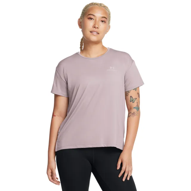 【UNDER ARMOUR】UA 女 Vanish Energy 2.0 短袖T-Shirt_1379141-015(灰紫色)
