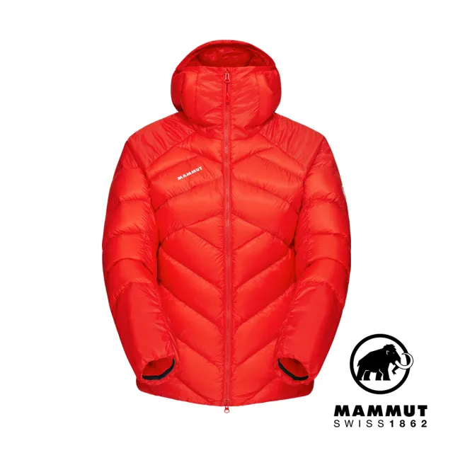 【Mammut 長毛象官方直營】Taiss IN Hooded Jacket W 專業防風防潑水羽絨外套 經典紅 女款 #1013-03290