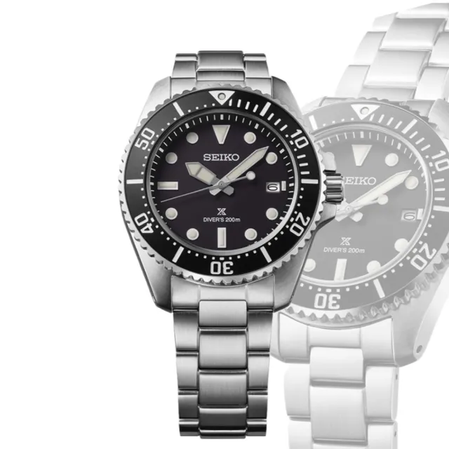 【SEIKO 精工】PROSPEX系列 太陽能 200米潛水手錶 -41mm(SNE597P1/V157-00A0D)