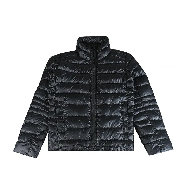 【CANADA GOOSE】CANADA GOOSE Cypress袖口黑色圓標LOGO刺繡設計聚醯胺輕量羽絨外套(女款/黑)