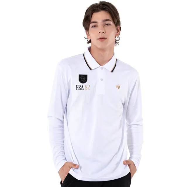 【LE COQ SPORTIF 公雞】休閒經典長袖POLO衫 男女款-5色-LWU21342_LWU22342