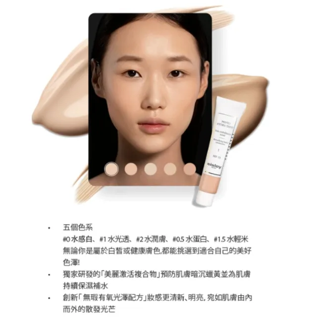 【Sisley 希思黎】官方直營 清透水感保養飾底乳 SPF15 40ml(妝前乳)
