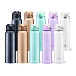 【ZOJIRUSHI 象印】買1送1 不鏽鋼彈開式保溫杯600ml+600ml(SM-SR60E+SM-SR60E)