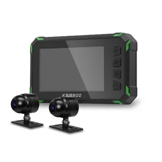 【DOD】KSB600 PRO 煥新版 前後雙錄機車行車記錄器(贈64G+車牌架)