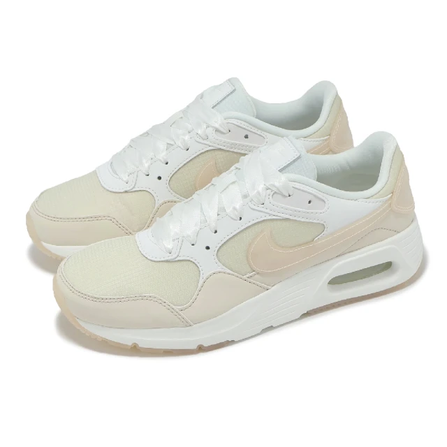 NIKE 耐吉 休閒鞋 Wmns Air Max SC Trend 女鞋 米白 白 氣墊 復古 運動鞋(FQ8722-100)