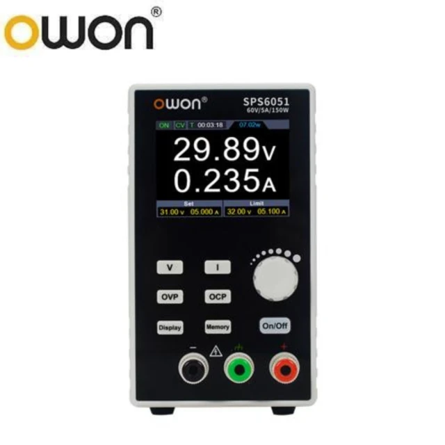 OWON SPS6051 可程式無風扇直流電源供應器