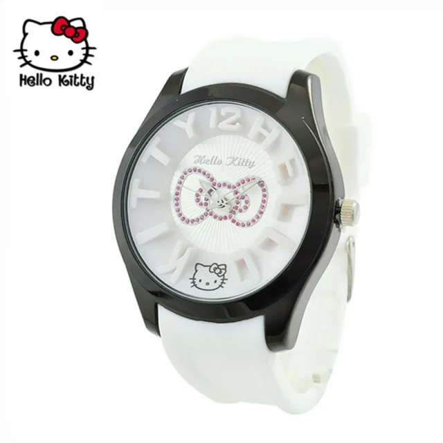 HELLO KITTY 時尚水鑽果凍腕錶(正版授權)