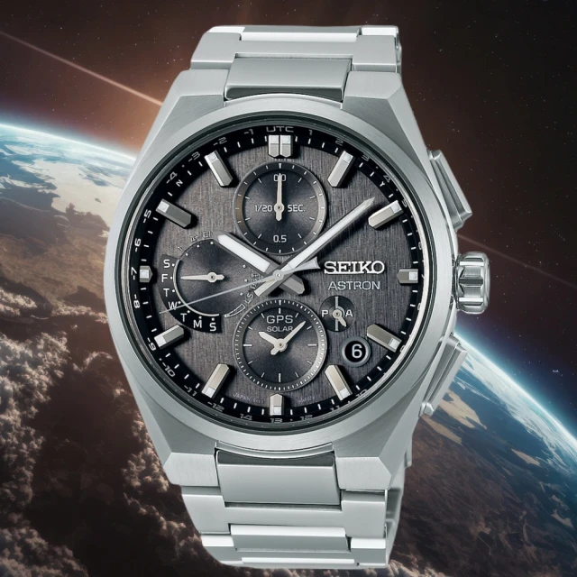 SEIKO 精工 Astron GPS衛星定位 鈦金屬計時手錶 送禮推薦(SSH163J1/5X83-0AE0D)