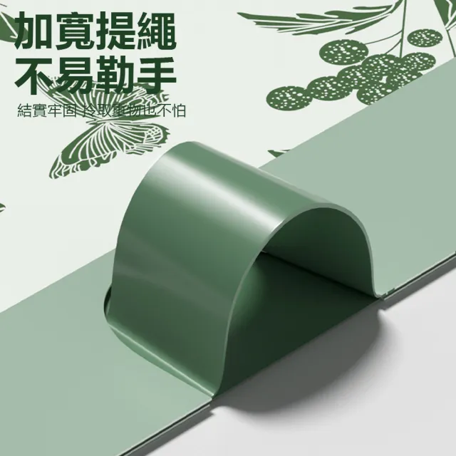 【Nil】90張/卷 印花免撕抽繩垃圾袋 艾草香氛清潔袋 手提式收口加厚塑料袋 45*50cm