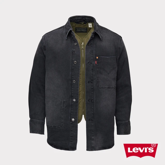 LEVIS 官方旗艦 男款 三合一外套 羽絨外套 兩件式 牛仔外套 人氣新品 0017L-0001