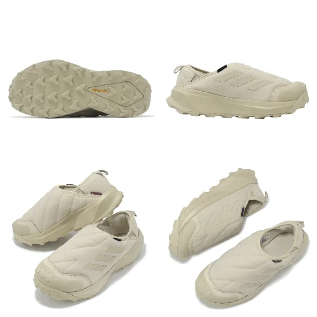【adidas 愛迪達】麵包鞋 Terrex Winter Slip On Cold 男女鞋 卡其 保暖 套入式 愛迪達(ID3443)