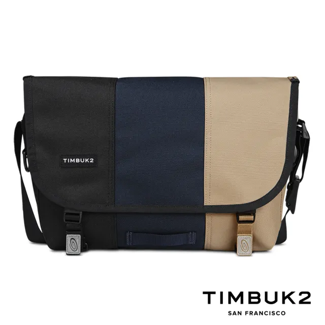 【Timbuk2】Classic Messenger Cordura Eco 13 吋經典郵差包(新版/黑藍米拼色)