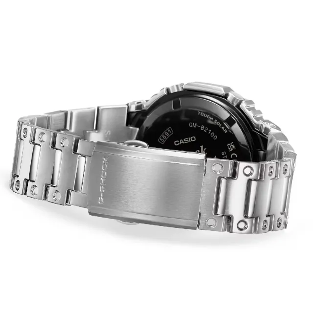 【CASIO 卡西歐】全金屬智慧太陽能錶 碳黑 44.4mm(GM-B2100SD-1A)