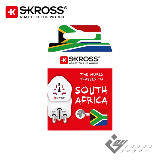 【瑞士Skross】大南非旅行萬國轉接頭(旅行轉接頭 萬國插 插頭 旅充 插座 充電器 多項認證)