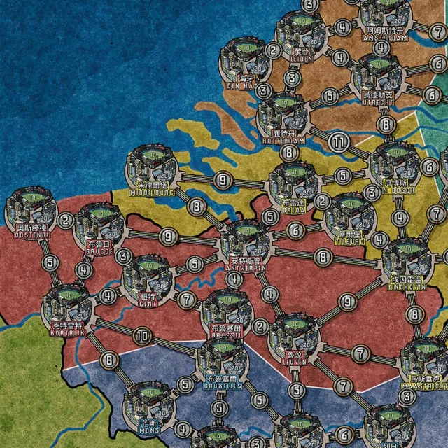 【新天鵝堡桌遊】電力公司擴充2：荷比盧/中歐地圖POWER GRID RECHARGED: BENELUX/CENTRAL EUROPE