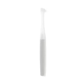 【MUJI 無印良品】可替換刷頭的牙刷.局部清潔/灰.一般刷毛 全長約184mm/數量：1入