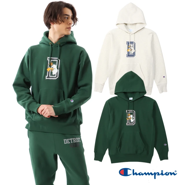 Champion 官方直營-Champion REVERSE WEAVE系列老鷹連帽長袖上衣-男(2色)