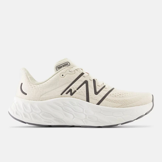 NEW BALANCE Fresh Foam X More V4 男 慢跑鞋 2E寬楦 厚底 米灰(MMORHK4)