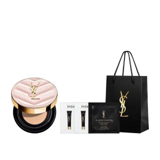 【YSL】官方直營 超模光感精華水氣墊SPF50+/PA++++ 12g(粉紅氣墊/持久閃耀/防曬/任選1款)