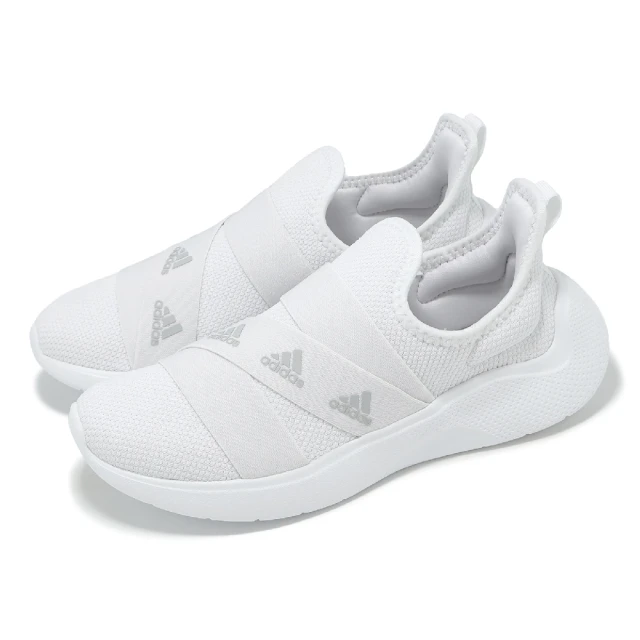 adidas 愛迪達 休閒鞋 Puremotion Adapt SPW 女鞋 白 彈力帶 緩衝 運動鞋 愛迪達(ID4430)