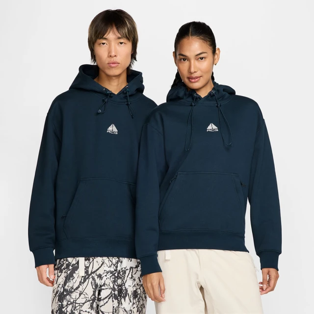 NIKE 耐吉 長袖上衣 男女款 中性款 帽T 運動 AS U ACG TF TUFF FLC PO HOODIE 藍 DH3088-478