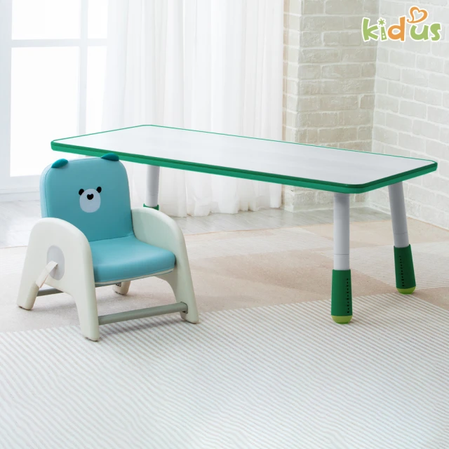 kidus 100公分兒童多功能桌椅組 一桌二椅(HS100
