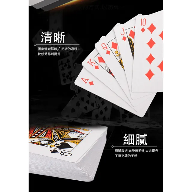 【COMET】雙倍大型撲克牌道具-2入組(活動道具 桌遊 趣味撲克牌 道具 大型撲克牌 巨大撲克牌 玩牌/4B21-2)