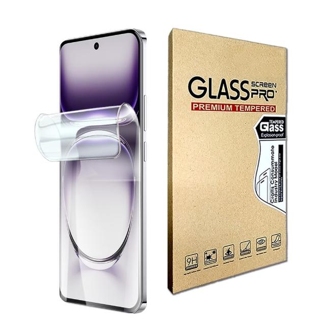 【YANG YI 揚邑】2入 OPPO Reno12 / 12 Pro 滿版隱形水凝膜防爆防刮螢幕保護貼