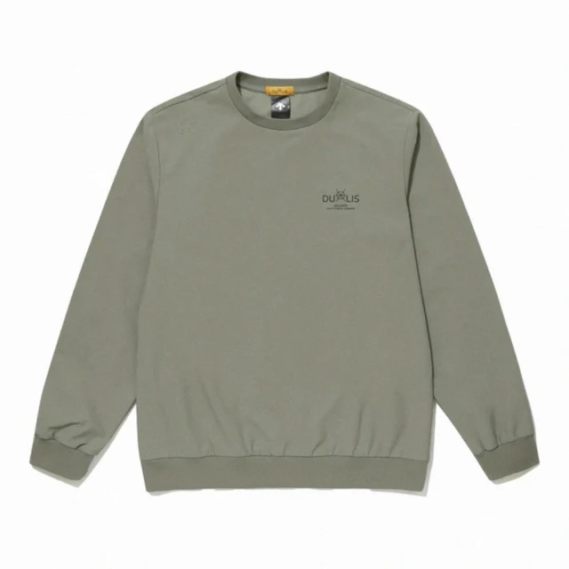 DESCENTE MENS STRETCH DOUBLE WEAVING WOVEN SWEAT SHIRT 男士 長袖T恤(黑色/卡其/灰色)