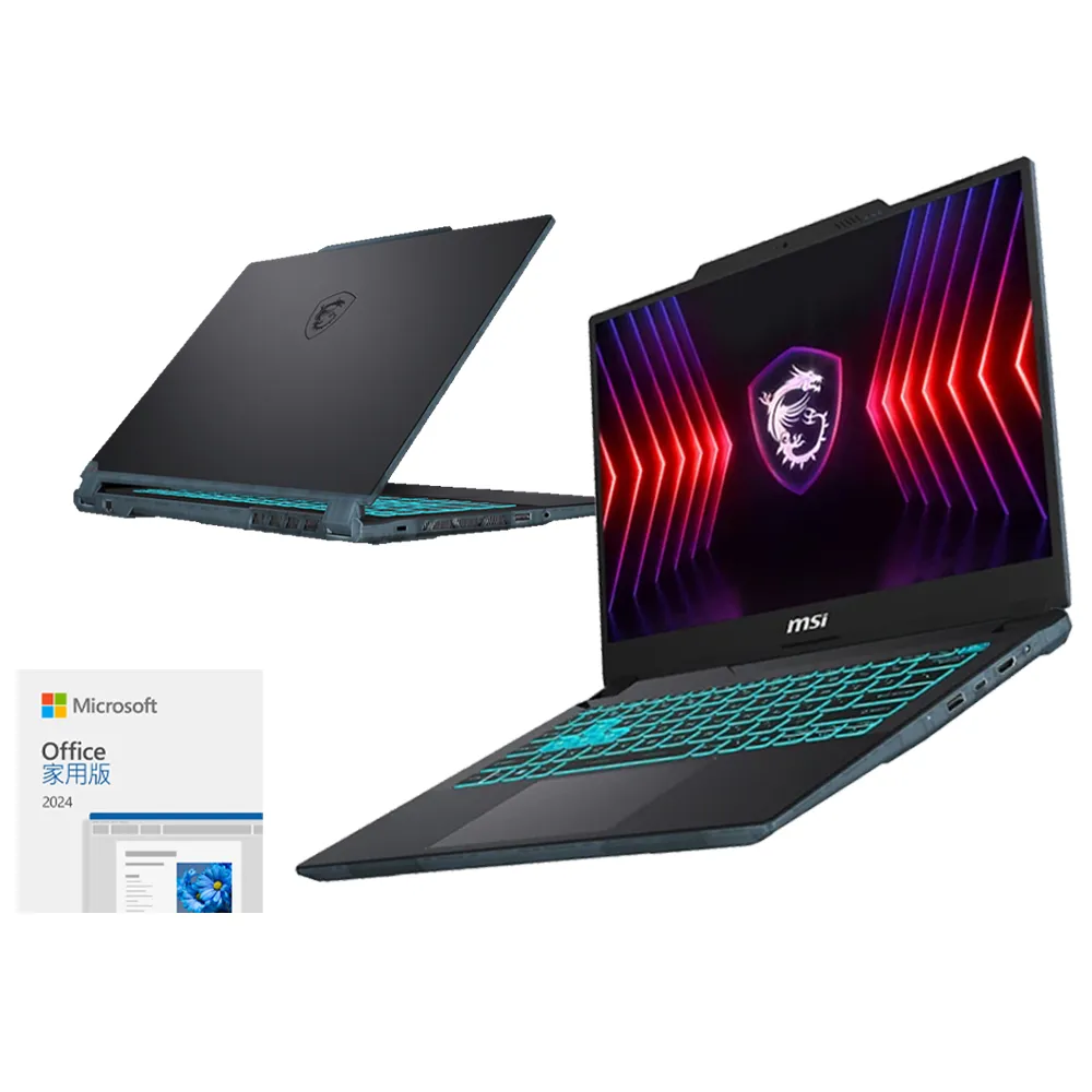 Office 2024★【MSI 微星】14吋i5 RTX2050電競筆電(Cyborg 14/i5-13420H/16G/512G SSD/W11/A13UCX-027TW)