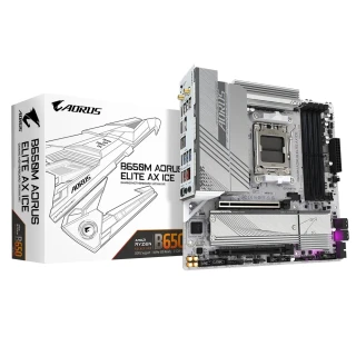 【GIGABYTE 技嘉】板+16Gx2組合★B650M AORUS ELITE AX ICE DDR5 主機板+記憶體RAM
