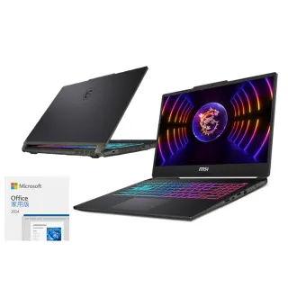 Office 2024★【MSI 微星】15.6吋i7 RTX4060電競筆電(Cyborg 15/i7-13620H/16G/512G SSD/W11/A13VFK-831TW)