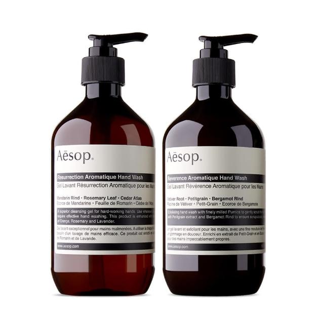 【Aesop】身體潔膚露/洗髮露500ml雙入組(多款任選.國際航空版)