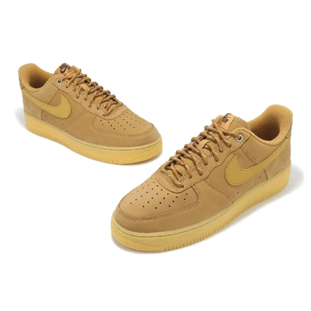 【NIKE 耐吉】休閒鞋 Air Force 1 07 運動 男鞋 女鞋 經典款 AF1 小麥色 膠底 質感 穿搭 棕(CJ9179-200)