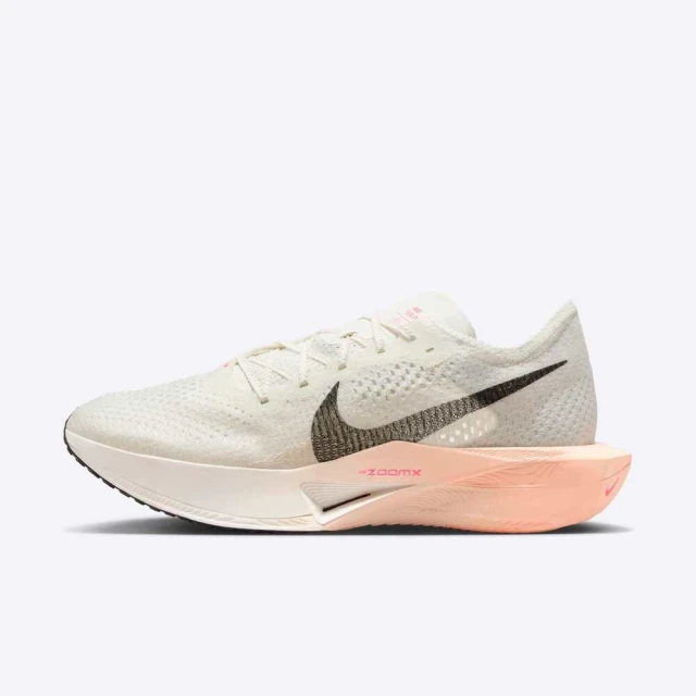 NIKE 耐吉 ZoomX Vaporfly Next% 3 男 競速跑鞋 馬拉松 路跑 白 淺橘(DV4129-103)