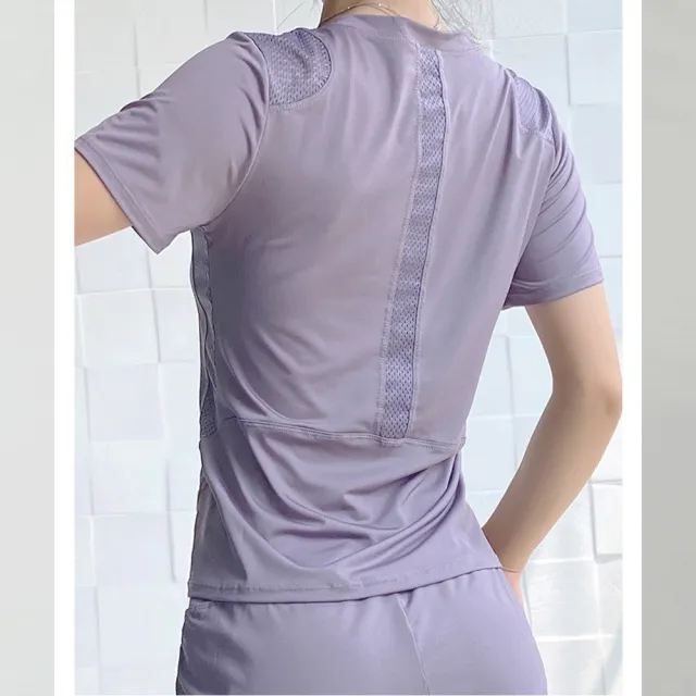 【BODYAIR】任2入 拼小腰透氣網修身上衣(瑜珈.慢跑.運動.健身.透氣.舞蹈.運動服)