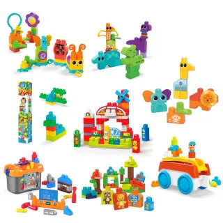 【Mega Bloks 美高積木】經典益智積木(兒童積木/大積木/學習積木/創意DIY拚搭/男孩玩具/女孩玩具)