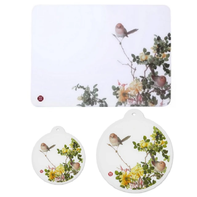 homer生活家 軟膠防滑隔熱瀝水墊 4片組(餐桌隔熱墊 瀝