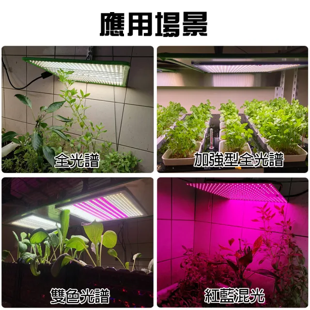 【JIUNPEY 君沛】LED50W薄型植物燈板 50瓦磁吸式植物燈 仿日照陽光植物燈全光譜 高演色舒適光(植物燈)