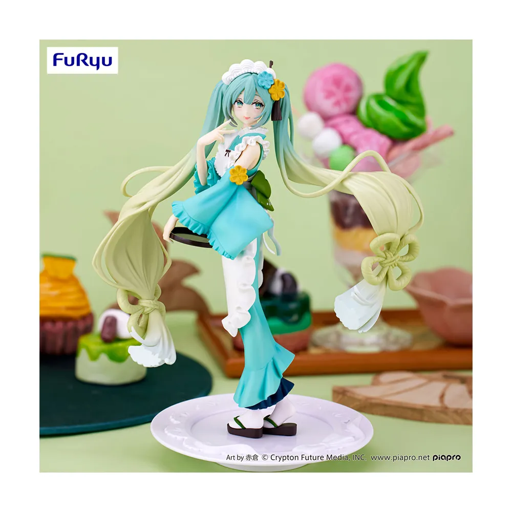 FuRyu】初音未來Exceed Creative公仔抹茶冰淇淋薄荷ver. - momo購物網