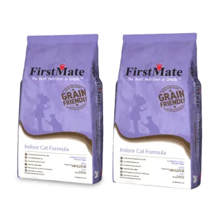 【第一饗宴】優穀健康系列 非籠養雞/海魚/燕麥室內全貓2.3kg x2包(FirstMate WDJ 單一肉蛋白/低GI/貓飼料)