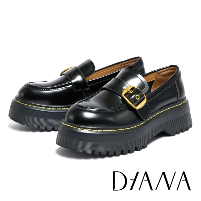 DIANA 優雅細帶皮釦羊皮尖頭高跟鞋(米色)好評推薦