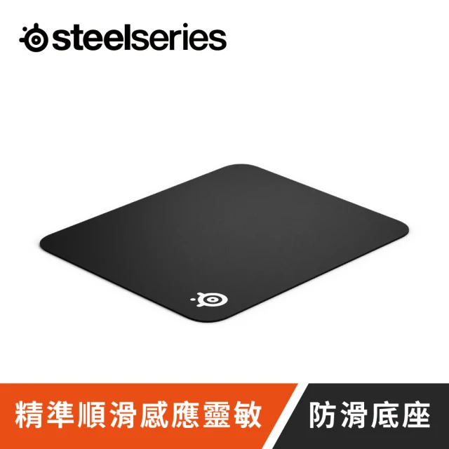 Steelseries 賽睿 QcK Black電競鼠墊(專業/電競/鼠墊/320x270mm)