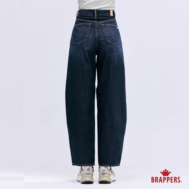 【BRAPPERS】女款 Boy friend系列-全棉錐形牛仔褲(深藍)