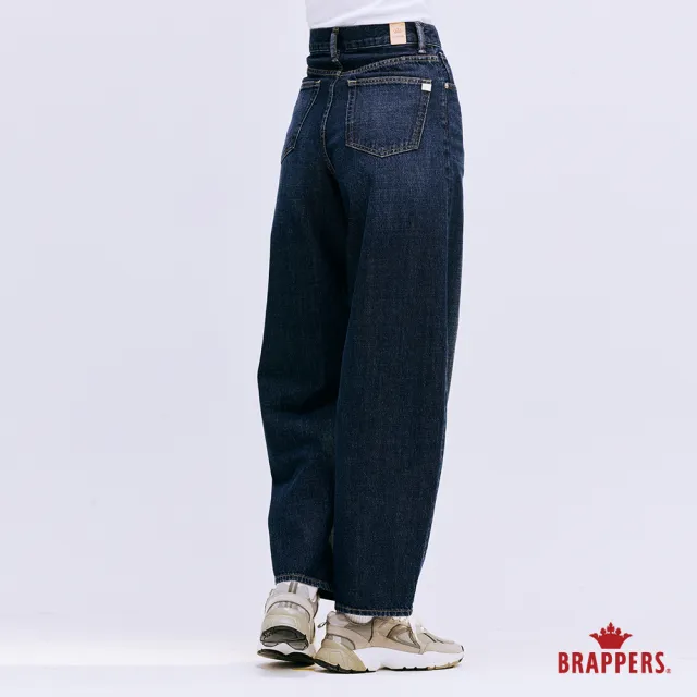 【BRAPPERS】女款 Boy friend系列-全棉錐形牛仔褲(深藍)